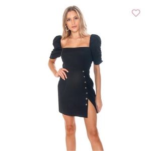 Lani the Label Puff Sleeve Mini Dress